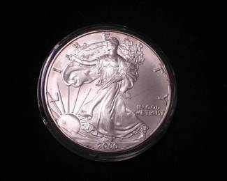 Silver Eagle Dollar 2000