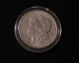 Morgan Silver Dollar 1897 - O
