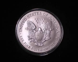 Silver Eagle Dollar 2001