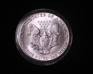 Silver Eagle Dollar 1986