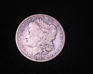 Morgan Silver Dollar 1889 - Cc