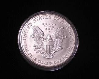 Silver Eagle Dollar 1996