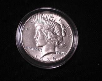 Peace dollar 1935