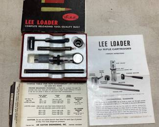 45/70 GOV. LEE LOADER RELOADING KIT 45/70 GOVERNMENT LEE LOADER RELOADING KIT .457/.458 DIA BULLET