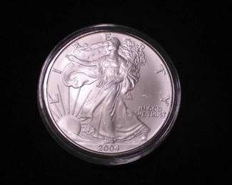 Silver Eagle Dollar 2004