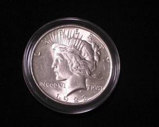 Peace dollar 1923