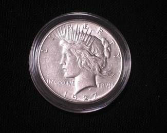 Peace dollar 1927