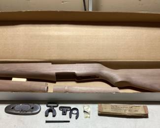 BOYDS M1 RAW STOCK WITH BUTT STOCK HARDWARE BOYDS M1 GARAND RAW STOCK WITH BUTT PLATE, SLING HARDWARE, AND CLEANING KIT