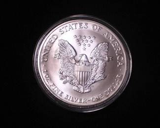 Silver Eagle Dollar 2002
