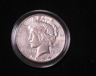 Peace dollar 1934