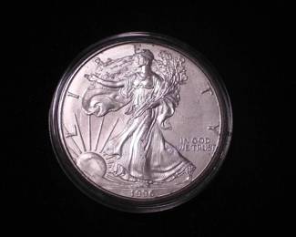 Silver Eagle Dollar 1996