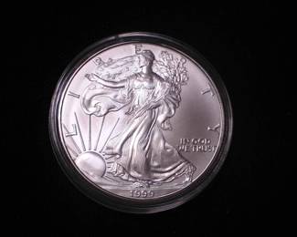 Silver Eagle Dollar 1999