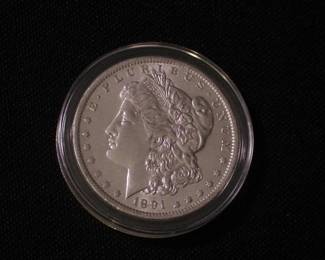 Morgan Silver Dollar 1891 - O