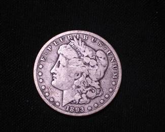 Morgan Silver Dollar 1893 - CC