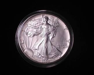 Silver Eagle Dollar 1992