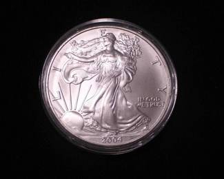 Silver Eagle Dollar 2004