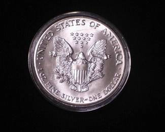 Silver Eagle Dollar 1987
