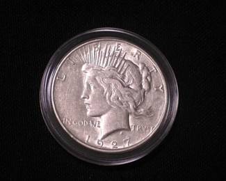 Peace dollar 1927 - D