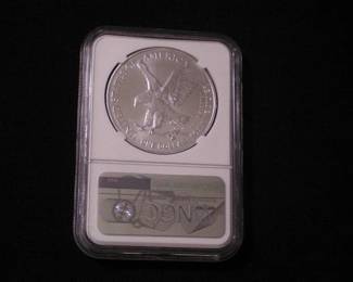 Silver Eagle Dollar 2022 - W, MS 69