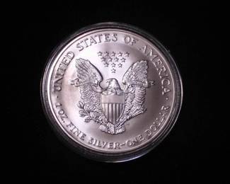 Silver Eagle Dollar 2002
