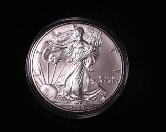 Silver Eagle Dollar 1998