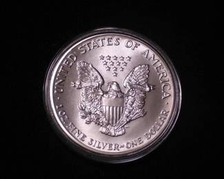 Silver Eagle Dollar 1991