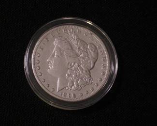 Morgan Silver Dollar 1896 - O