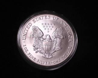 Silver Eagle Dollar 2001