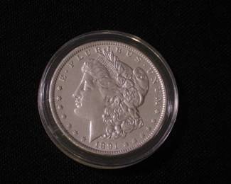 Morgan Silver Dollar 1891