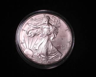 Silver Eagle Dollar 1996