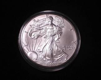 Silver Eagle Dollar 1999