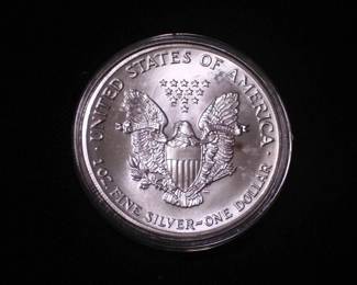 Silver Eagle Dollar 1990
