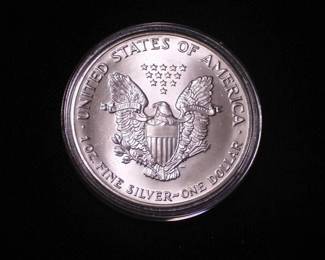 Silver Eagle Dollar 1991