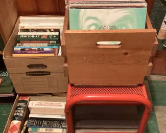 LPs and Lots of Cookbooks