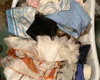 Scarves, vintage kids clothes
