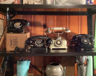 Vintage telephones 