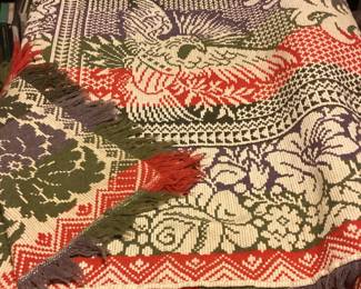 Tri color coverlet