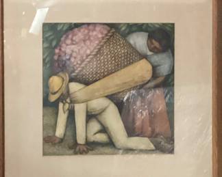 Vintage Diego Rivera Print