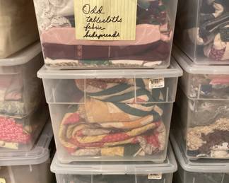Mid Century Textiles, Quilts , Tablecloths