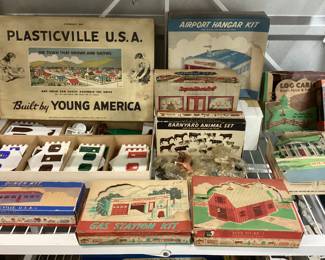 Plasticville in boxes