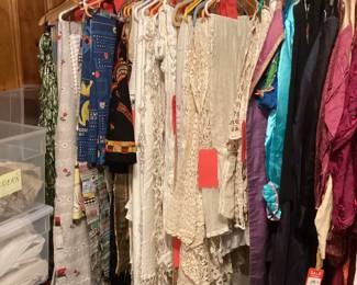 Lots of Vintage Lace Curtains