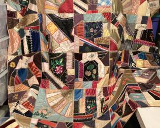 Late 1800’s Antique Crazy Quilt