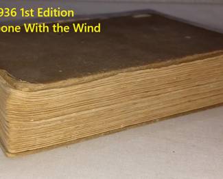 Gone With the Wind first edition book 1936