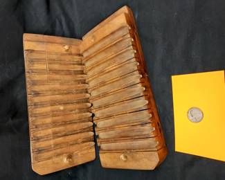 antique wooden cigar mold