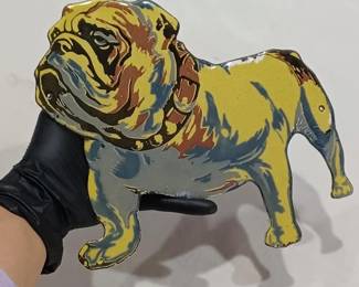 Mack trucks bulldog porcelain over heavy gauge steel sign