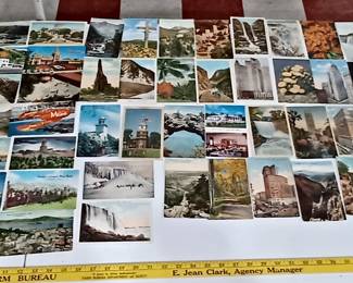 huge lot of postcards with album