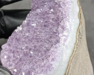 Brazil or Uruguay amethyst crystal stone