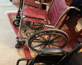 3 wheelchairs. Possibly 4!