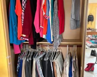 Lots of clothes in excellent condition