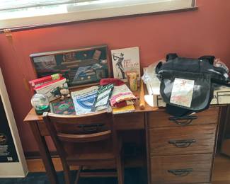 Safariland Bullet Proof Vest, Desk, Golf misc.